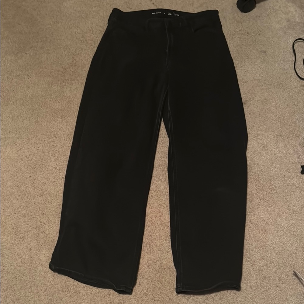 Old Navy Black Wide-Leg Jeans